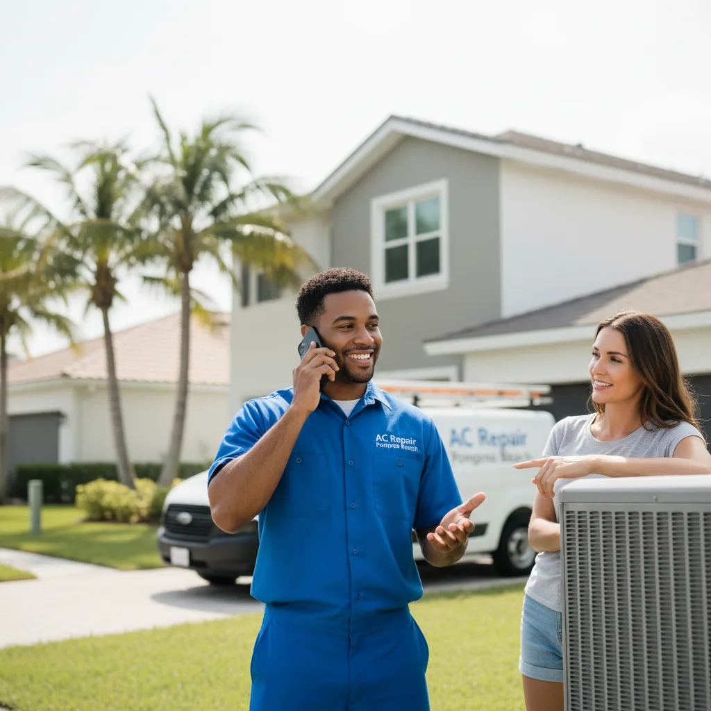 AC Repair Pompano Beach customer support in South Holland